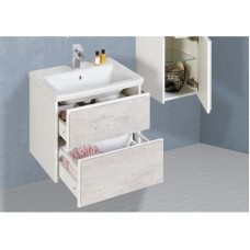 Комплект мебели бетон/белый матовый 70 см Roca Ronda ZRU9303003 + 327471000 + ZRU9303008