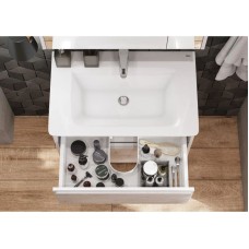 Комплект мебели бетон/белый матовый 70 см Roca Ronda ZRU9303003 + 327471000 + ZRU9303008