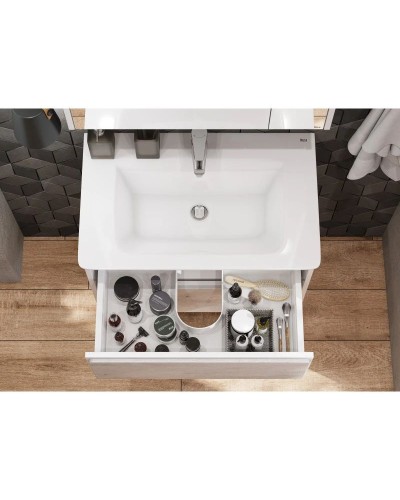 Комплект мебели бетон/белый матовый 70 см Roca Ronda ZRU9303003 + 327471000 + ZRU9303008