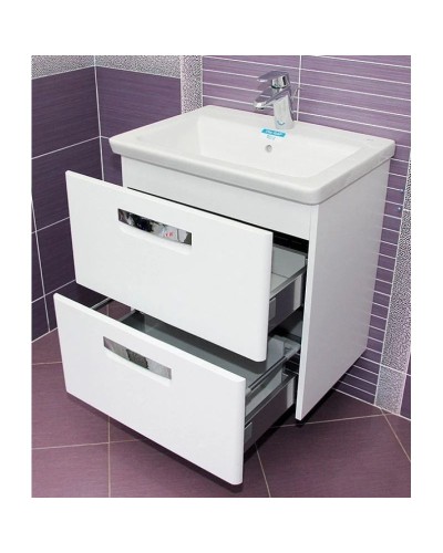 Комплект мебели белый глянец 60 см Roca The Gap ZRU9302879 + 327472000 + ZRU9302688688