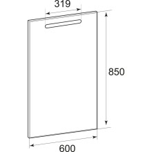Комплект мебели белый глянец 60 см Roca The Gap ZRU9302879 + 327472000 + ZRU9302688688