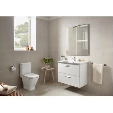 Комплект мебели белый глянец 70 см Roca The Gap ZRU9302878 + 327471000 + ZRU9302886