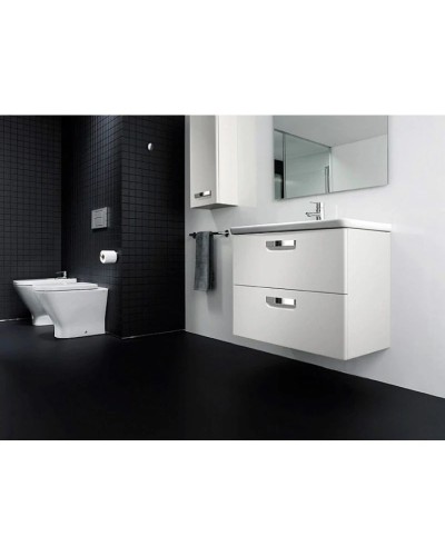 Комплект мебели белый глянец 70 см Roca The Gap ZRU9302878 + 327471000 + ZRU9302886