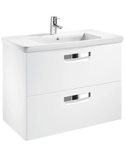 Комплект мебели белый глянец 80 см Roca The Gap ZRU9302877 + 327470000 + ZRU9302689