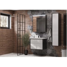 Комплект мебели белый глянец/антрацит 70 см Roca Ronda ZRU9302964 + 327471000 + ZRU9302969