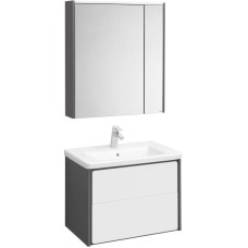 Комплект мебели белый глянец/антрацит 60 см Roca Ronda ZRU9302963 + 327472000 + ZRU9302968