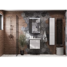 Комплект мебели белый глянец/антрацит 60 см Roca Ronda ZRU9302963 + 327472000 + ZRU9302968