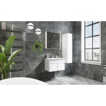 Комплект мебели белый глянец 80 см Roca Up ZRU9303012 + 327470000 + ZRU9303017