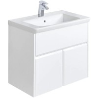 Комплект мебели белый глянец 80 см Roca Up ZRU9303012 + 327470000 + ZRU9303017