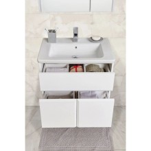 Комплект мебели белый глянец 80 см Roca Up ZRU9303012 + 327470000 + ZRU9303017