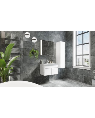 Комплект мебели белый глянец 70 см Roca Up ZRU9303011 + 327471000 + ZRU9303016