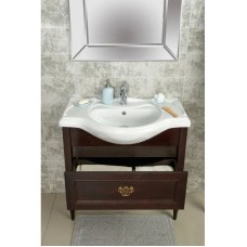 Комплект мебели дуб тёмный шоколад 85 см Roca America L Evolution ZRU9302959 + 327206000 + ZRU9302950