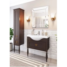 Комплект мебели дуб тёмный шоколад 85 см Roca America L Evolution ZRU9302959 + 327206000 + ZRU9302950