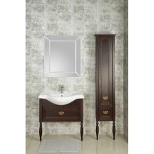 Комплект мебели дуб тёмный шоколад 85 см Roca America L Evolution ZRU9302959 + 327206000 + ZRU9302950