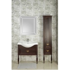 Комплект мебели дуб тёмный шоколад 85 см Roca America L Evolution ZRU9302959 + 327206000 + ZRU9302950