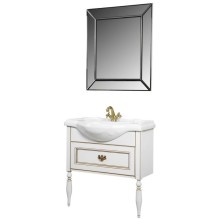 Комплект мебели дуб молочный 85 см Roca America Evolution L ZRU9302960 + 327206000 + ZRU9302950