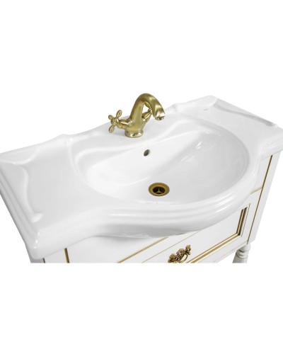 Комплект мебели дуб молочный 85 см Roca America Evolution L ZRU9302960 + 327206000 + ZRU9302950