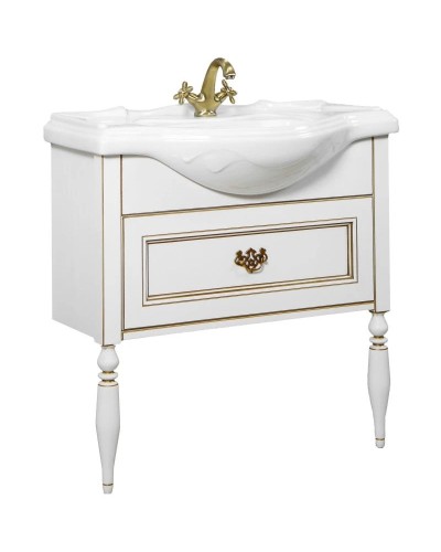 Комплект мебели дуб молочный 105 см Roca America Evolution L ZRU9302945 + 327205000 + ZRU9302950