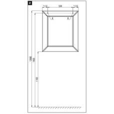Комплект мебели дуб молочный 105 см Roca America Evolution L ZRU9302945 + 327205000 + ZRU9302950