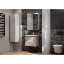 Комплект мебели бетон/белый матовый 60 см Roca Ronda ZRU9303002 + 327472000 + ZRU9303007