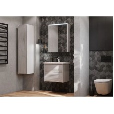 Комплект мебели бетон/белый матовый 60 см Roca Ronda ZRU9303002 + 327472000 + ZRU9303007