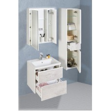 Комплект мебели бетон/белый матовый 60 см Roca Ronda ZRU9303002 + 327472000 + ZRU9303007