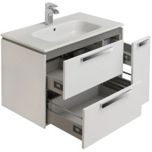 Комплект мебели белый глянец 80 см Roca Lago 857296806 + 32799C000 + ZRU9000033