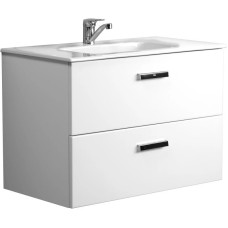 Комплект мебели белый глянец 80,5 см Roca Victoria Nord ZRU9000032 + 32799C000 + ZRU9000033