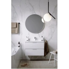 Комплект мебели белый глянец 75,5 см Aqwella 5 Stars Accent ACC0175W + Mal.75.04.D + RM0208W