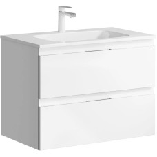 Комплект мебели белый глянец 75,5 см Aqwella 5 Stars Accent ACC0175W + Mal.75.04.D + RM0208W