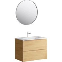 Комплект мебели дуб золотой 75,5 см Aqwella 5 Stars Accent ACC0175DZ + Mal.75.04.D + RM0208W