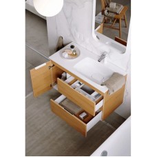 Комплект мебели дуб золотой 91,8 см Aqwella 5 Stars Accent ACC0109RDZ + Mal.09.04.D-R + RM0205W