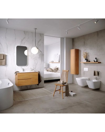 Комплект мебели дуб золотой 91,8 см Aqwella 5 Stars Accent ACC0109LDZ + Mal.09.04.D-L + RM0205W