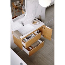 Комплект мебели дуб золотой 91,8 см Aqwella 5 Stars Accent ACC0109LDZ + Mal.09.04.D-L + RM0205W