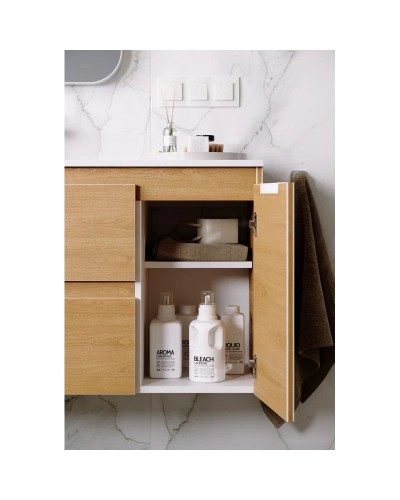 Комплект мебели дуб золотой 91,8 см Aqwella 5 Stars Accent ACC0109LDZ + Mal.09.04.D-L + RM0205W