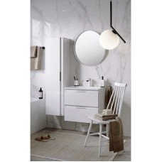 Комплект мебели белый глянец 60,8 см Aqwella 5 Stars Accent ACC0106W + Mal.06.04.D + RM0206W