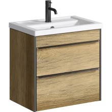 Комплект мебели дуб балтийский 60,8 см Aqwella 5 Stars Fargo FRG0106DB + 4640021060773 + RM0206BLK