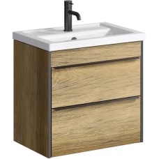 Комплект мебели дуб балтийский 60,8 см Aqwella 5 Stars Fargo FRG0106DB + 4640021060773 + RM0206BLK