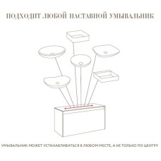 Комплект мебели белый глянец 100 см Aqwella 5 Stars Mobi MOB0110W + MOB0710W + 641945 + SM0210