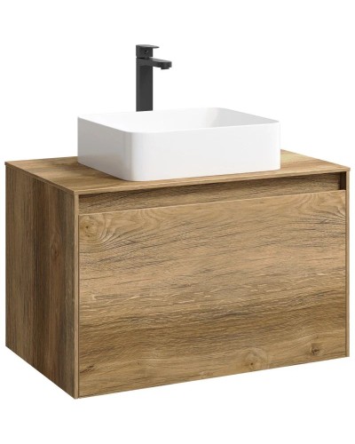 Комплект мебели дуб балтийский 80 см Aqwella 5 Stars Mobi MOB0108DB + MOB0708DB + 4640021064269 + MOB0408 + MOB0717DB