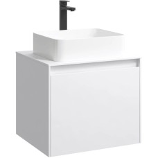 Комплект мебели белый глянец 61 см Aqwella 5 Stars Mobi MOB0106W + MOB0706W + 641945 + MOB0406 + MOB0717W