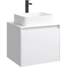 Комплект мебели белый глянец 61 см Aqwella 5 Stars Mobi MOB0106W + MOB0706W + 4640021064269 + MOB0406 + MOB0717W