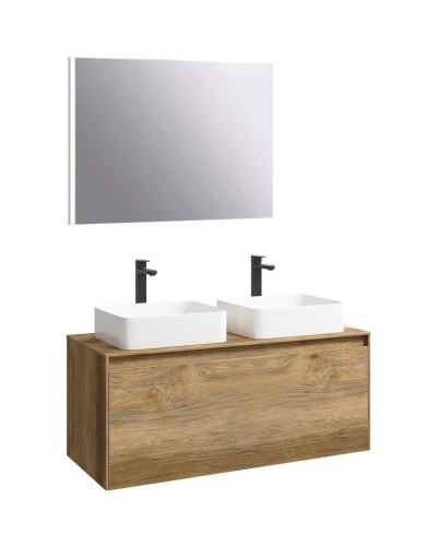 Комплект мебели дуб балтийский 120 см Aqwella 5 Stars Mobi MOB0112DB + MOB0712DB + 4640021064269 + 4640021064269 + SM0210