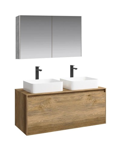 Комплект мебели дуб балтийский 120 см Aqwella 5 Stars Mobi MOB0112DB + MOB0712DB + 4640021064269 + 4640021064269 + MOB0412 + MOB0717DB