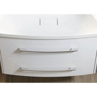 Комплект мебели белый глянец 80 см Aqwella 5 Stars Neringa NER0108 + Ner.08.04.D + NER0408