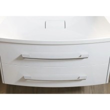 Комплект мебели белый глянец 80 см Aqwella 5 Stars Neringa NER0108 + Ner.08.04.D + NER0408