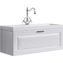 Комплект мебели белый глянец 100 см Aqwella 5 Stars Empire Emp.01.10/W + Inf.10.04.D + Emp.02.10/W