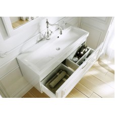 Комплект мебели белый глянец 100 см Aqwella 5 Stars Empire Emp.01.10/W + Inf.10.04.D + Emp.02.10/W