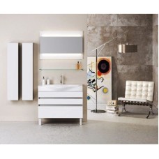 Комплект мебели белый глянец 80 см Aqwella 5 Stars Bergamo Ber.01.08/n/W + Ber.08.04.D + Ber.02.08
