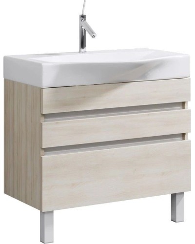 Комплект мебели акация 80 см Aqwella 5 Stars Bergamo Ber.01.08/n/A + Ber.08.04.D + Ber.02.08